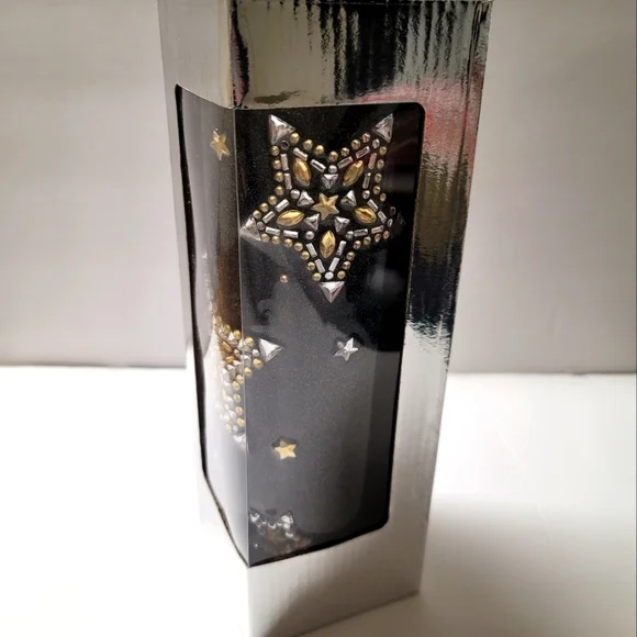 Handmade Black Sparkly Star Tumbler - Picture 9 of 10